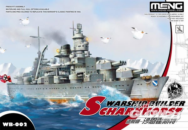 4897038559015 - Warship Builder-Scharnhorst (Cartoon model)
