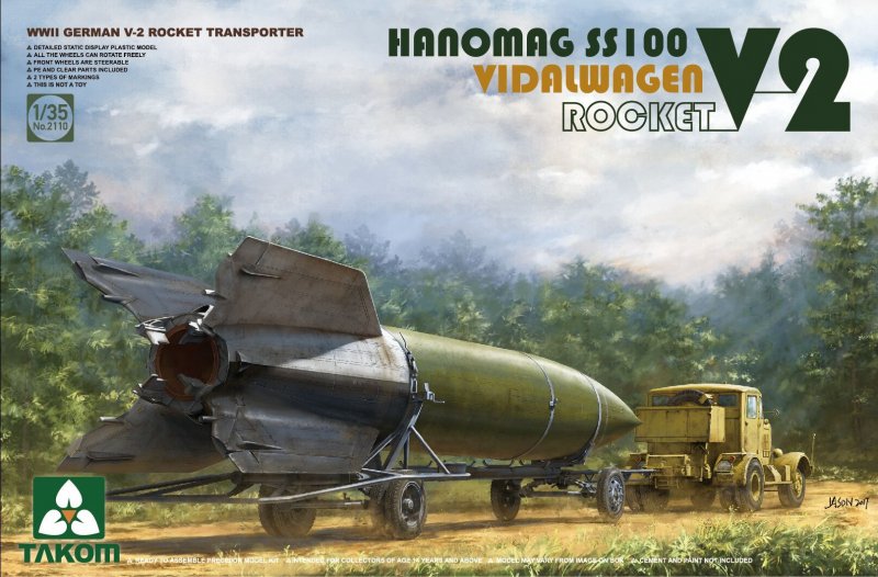 4897051421047 - Hanomag SS100 V-2 Rocket Transporter