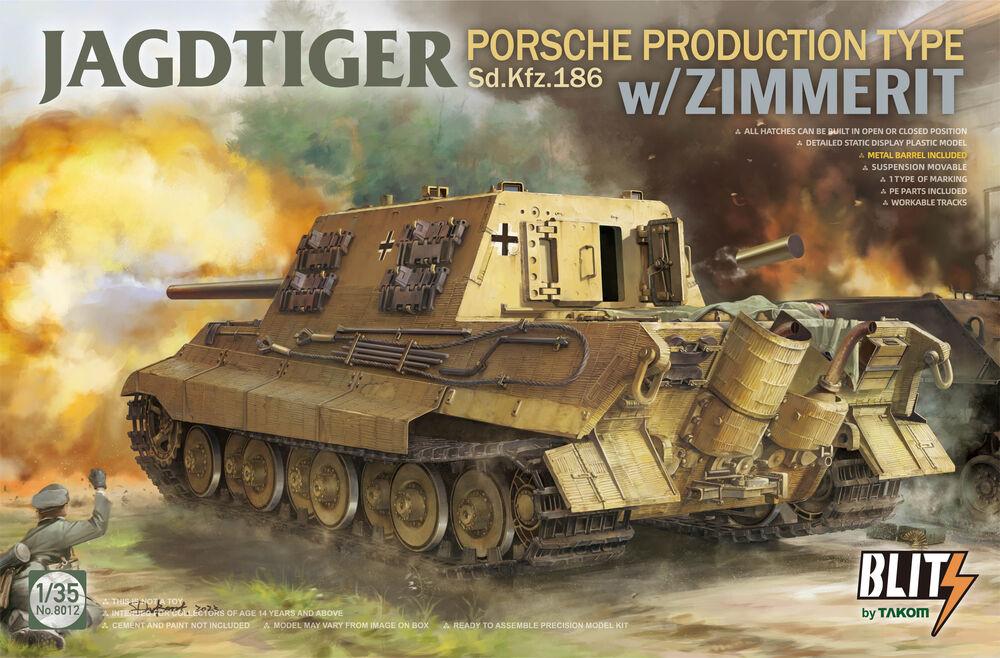 4897051422600 - Jagdtiger Porsche Production Type SdKfz186 w Zimmerit