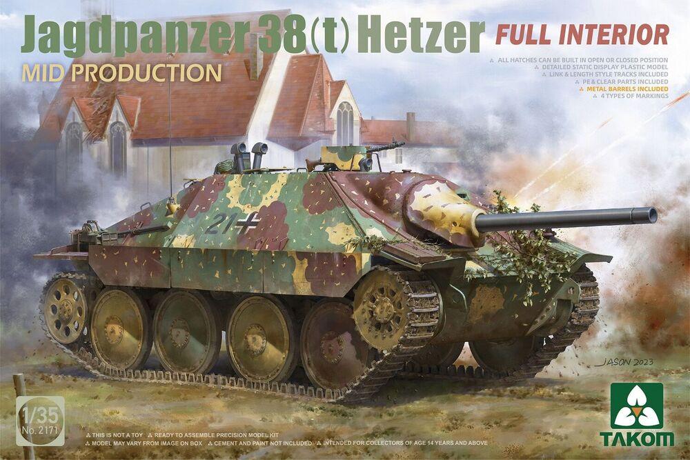 4897051422679 - Jagdpanzer 38(t) Hetzer - Mid Production with full Interior