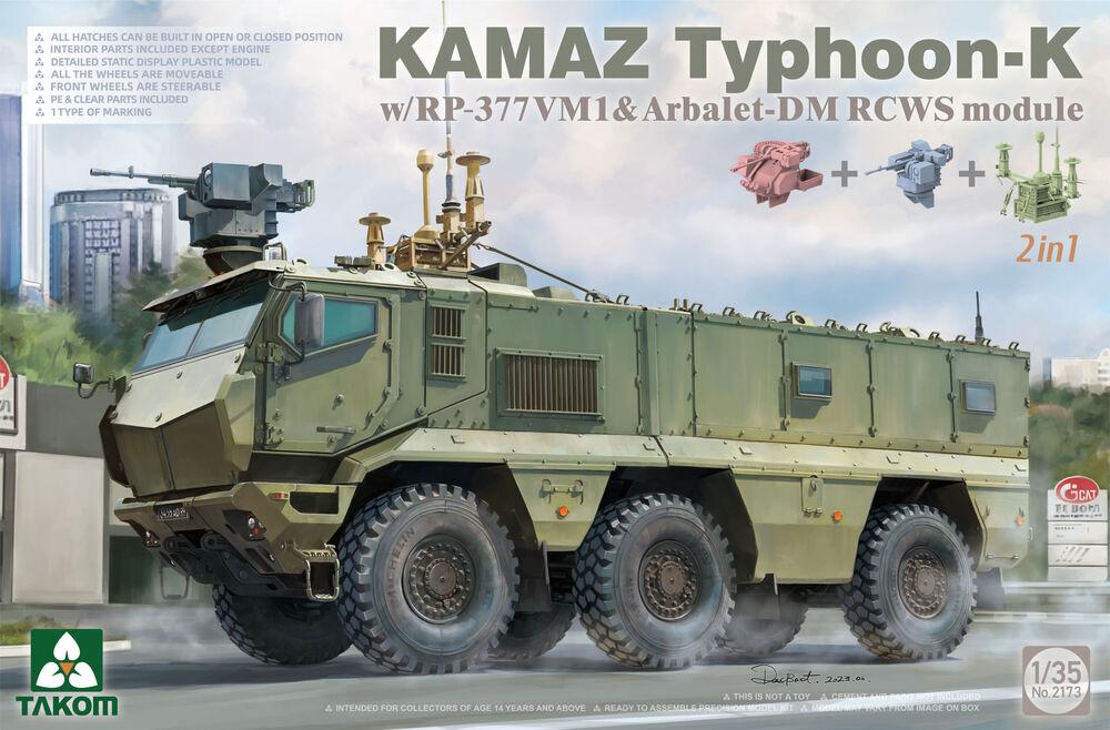 4897051422747 - Kamaz Typhoon-K w RP-377VM1 & Arbalet-DM RCWS Module 2in1