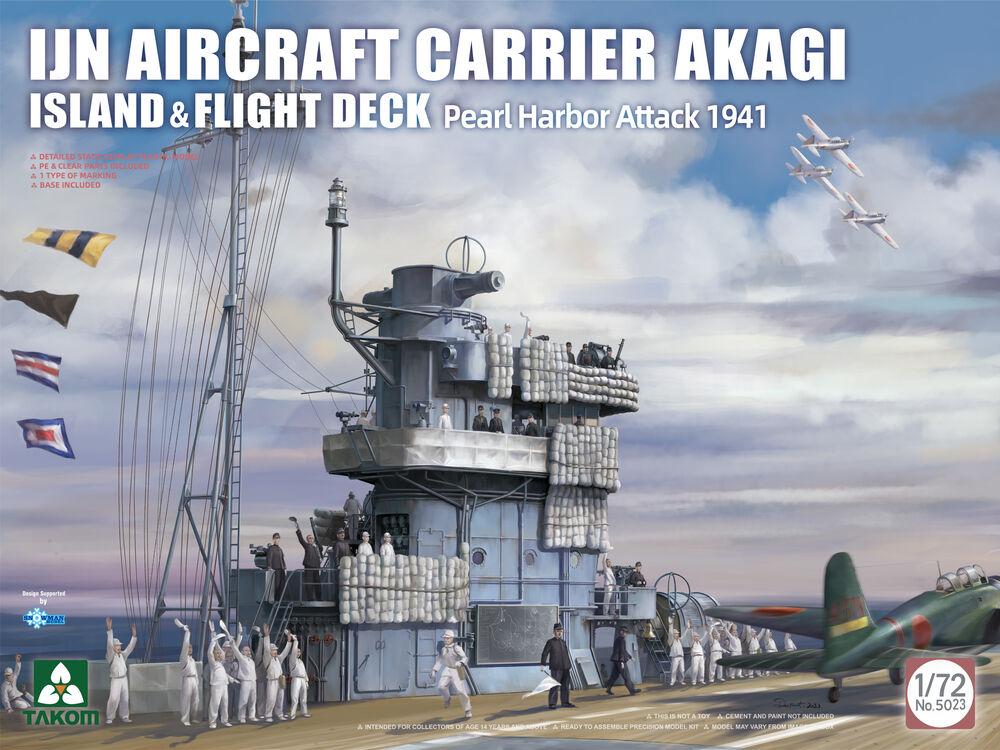 4897051422877 - IJN Aircraft Carrier Akagi - Island & Flight Deck (Pearl Harbor Attack 1941)