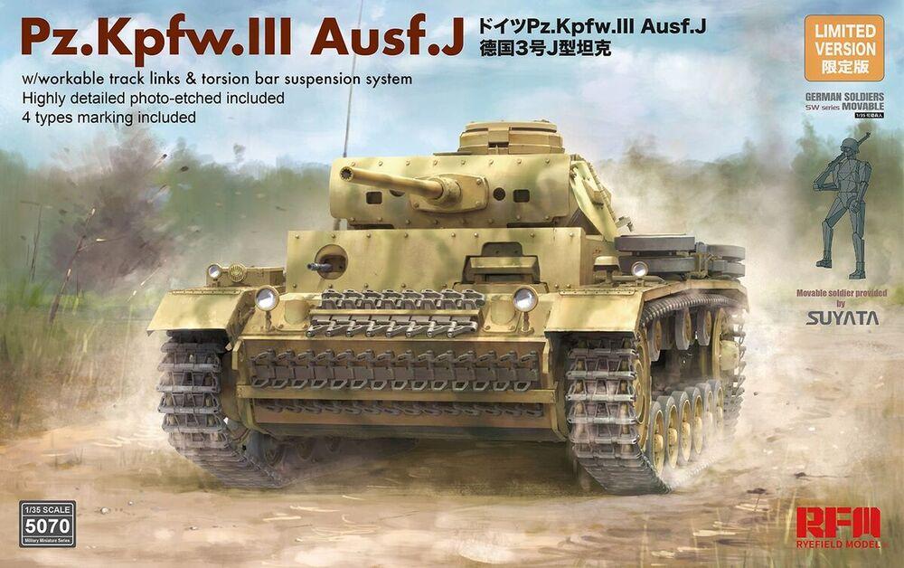 4897062620606 - Pz Kpfw III Ausf J w workable track links