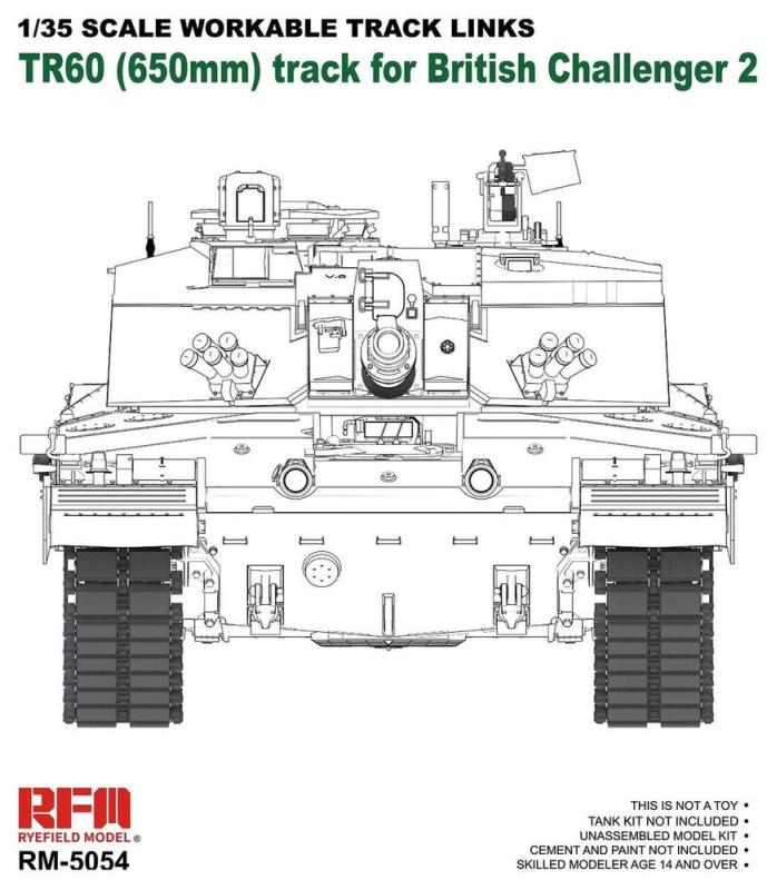 4897062620644 - Workable track links - Challenger 2