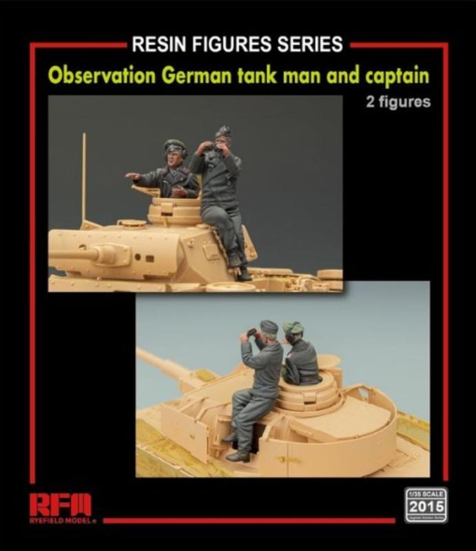 4897062620828 - Observation German tank man and captain(2 resin figures)