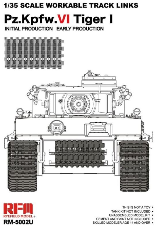 4897062621061 - Workable track links - Tiger I early version