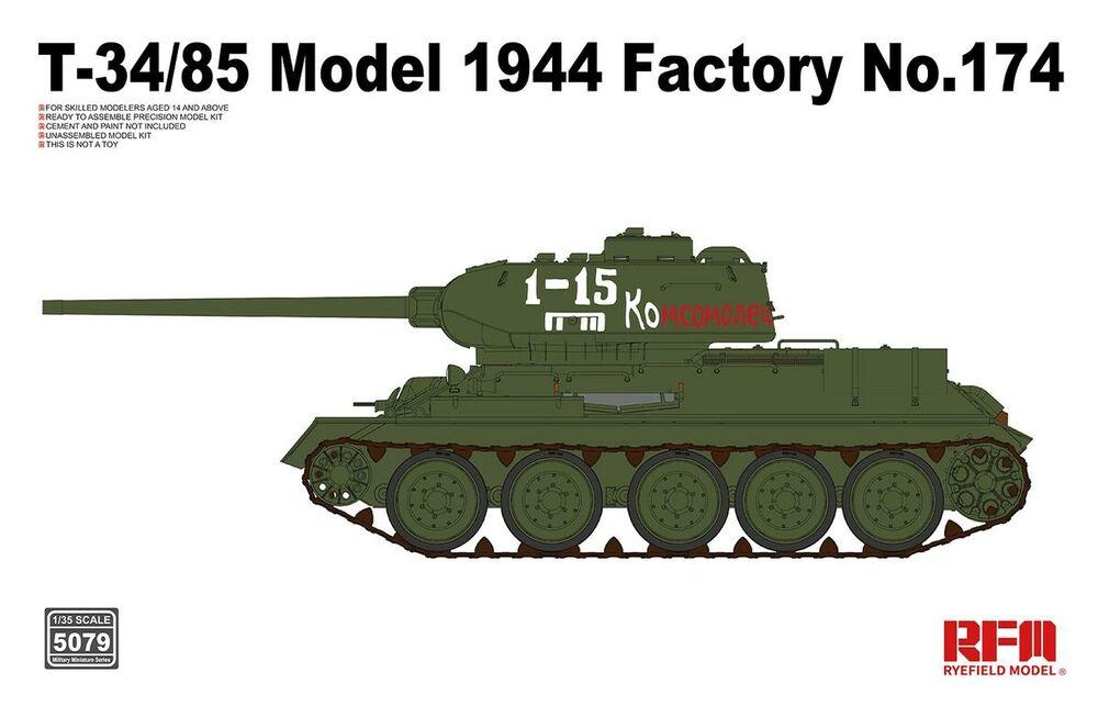 4897062621290 - T-34 85 Model 1944 Factory No174