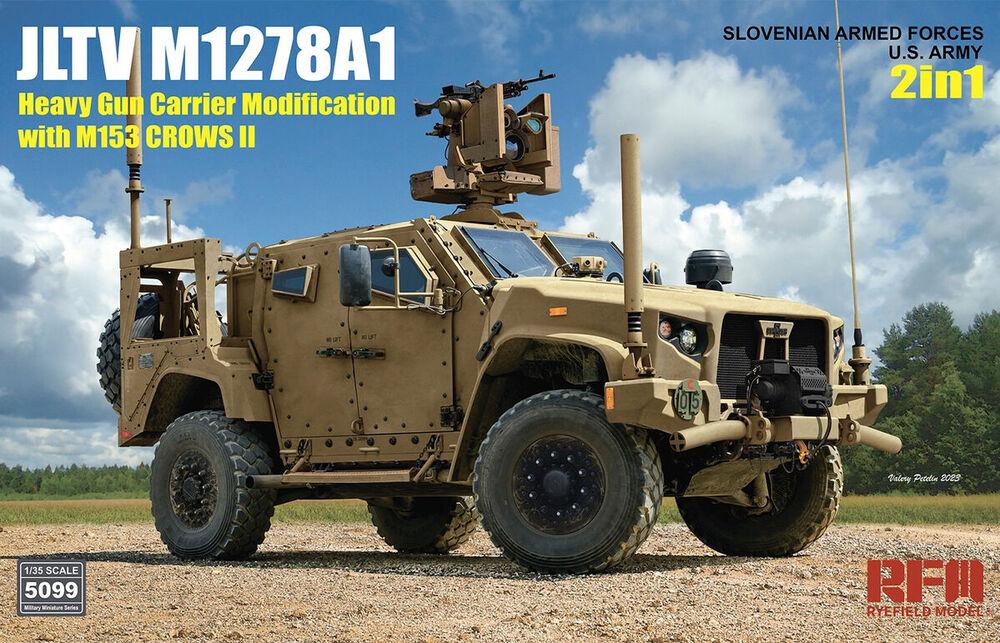 4897062621504 - JLTV M1278A1 Heavy Gun Carrier Modification with M153 CROWS II 2 in 1 Slovenian Armed Forces US Army