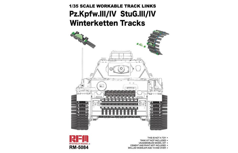 4897062621573 - Workable Tracks - Winterketten - PzKpfw III IV