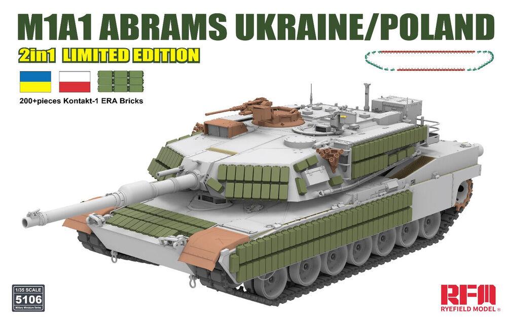 4897062621580 - M1A1 Abrams Ukraine   Poland 2 in 1 -  Limited Edition