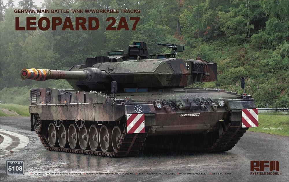 4897062621641 - German Main Battle Tank w Workable Tracks Leopard 2A7