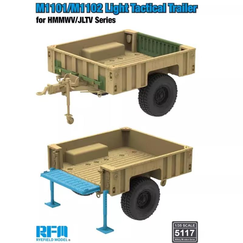 4897062621818 - M1101 M1102 Light Tactical Trailer for HMMWV JLTV Series