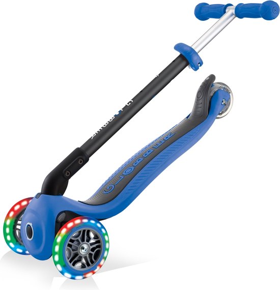 4897070184862 - Primo Faltbarer Lightscooter mit 3 Rädern in blau