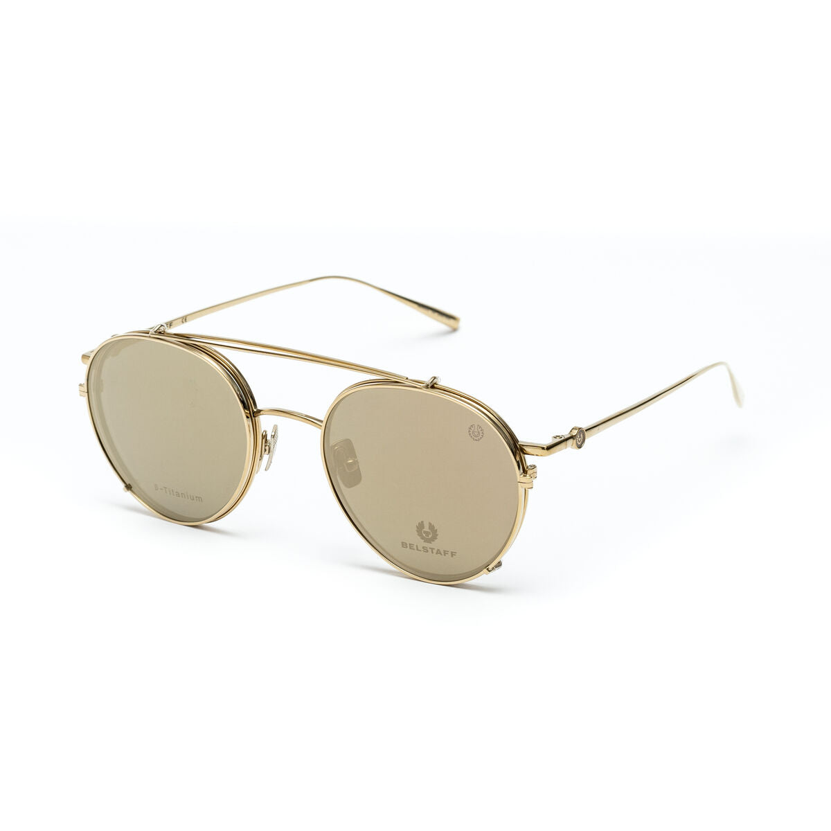 4897083890835 - Brillengestell + Sonnenbrille JAGGED-DORADO-TITANIUM Ø 53 mm Clip On