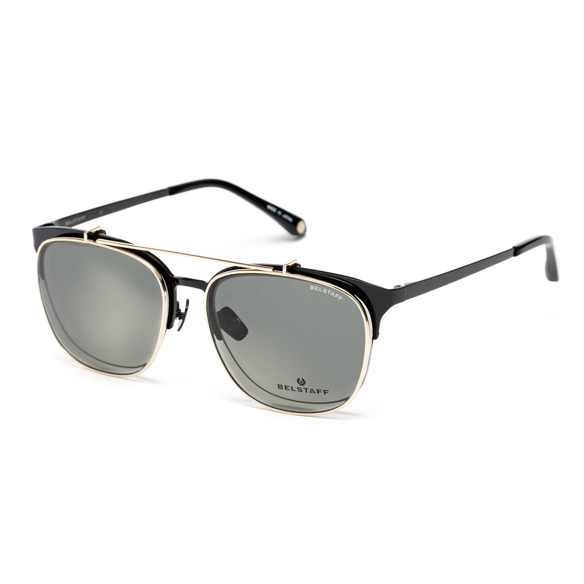 4897083892631 - Brillengestell + Sonnenbrille HATCHER-NEGRO-DORADO-W Ø 55 mm Clip On