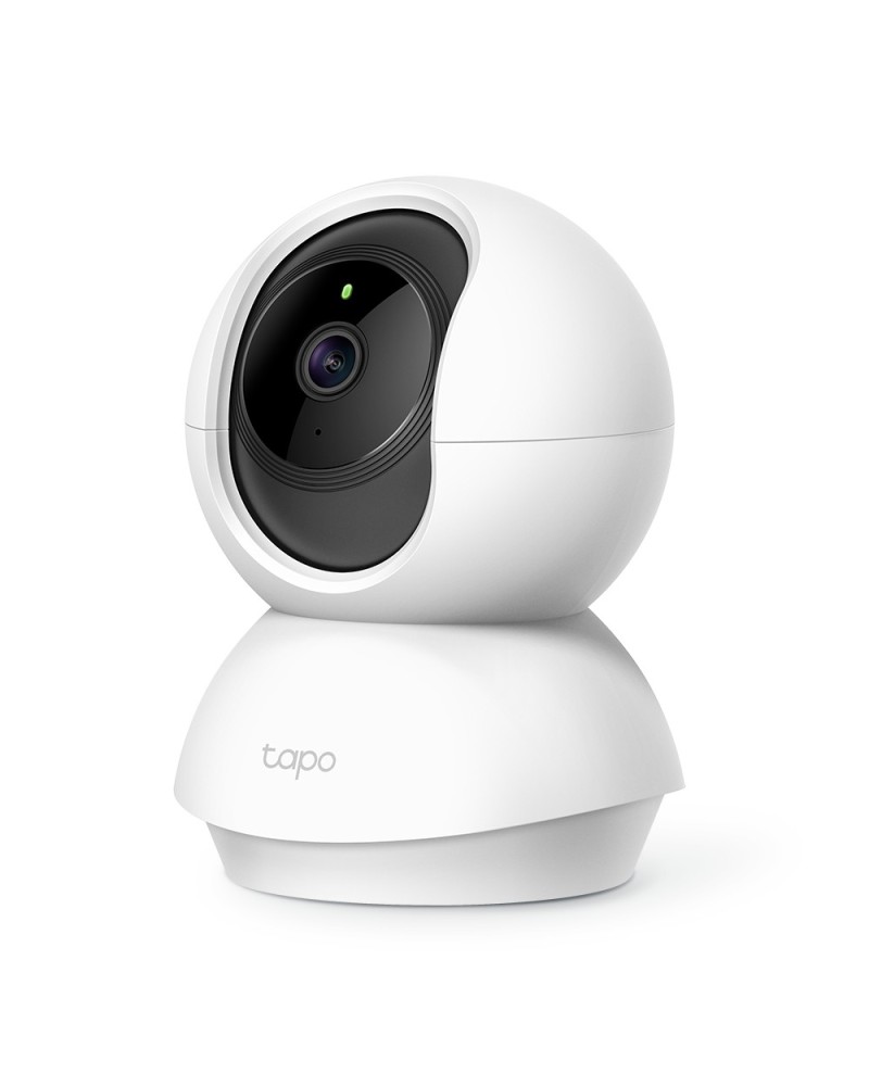 4897098681718 - WLAN Kamera tp-link Tapo TC70 Innen Außen HD 1080 px dreh- schwenk- neigbar Nachtsicht Bewegungsmelder Alarm microSD Netzteil & Montagezubehör