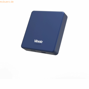 4898338014624 - Vinnic MANA Magnetic Wireless Powerbank 8000mAh blue