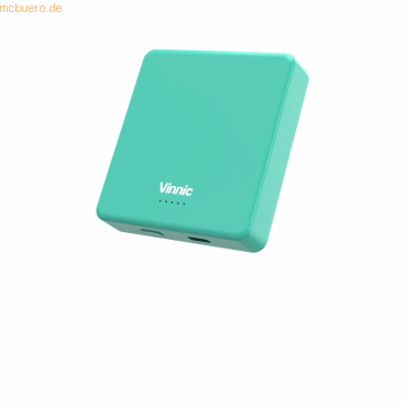 4898338016741 - Vinnic MANA Magnetic Wireless Powerbank 8000mAh blue