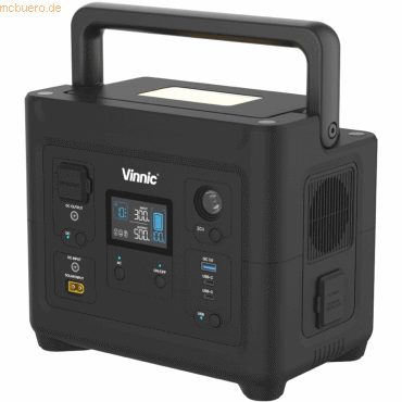 4898338016956 - Vinnic BATUR MINI Power Station PSB500 EU black