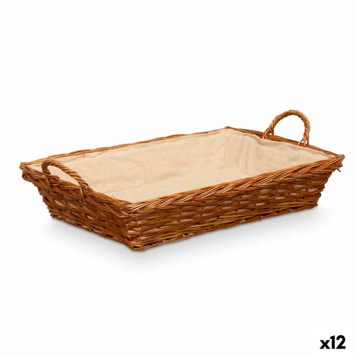 4899888269915 - Multi-purpose basket HX30675 Polyester wicker Cloth 50 % cotton 63 x 16 x 41 cm