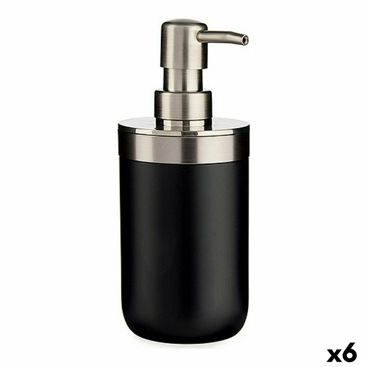4899888507178 - Seifenspender BP15-001-1 Schwarz Silberfarben Edelstahl Kunststoff 350 ml (6 Stück) 4899888507178 - Seifenspender BP15-001-1 Schwarz Silberfarben Edelstahl Kunststoff 350 ml (6 Stück)