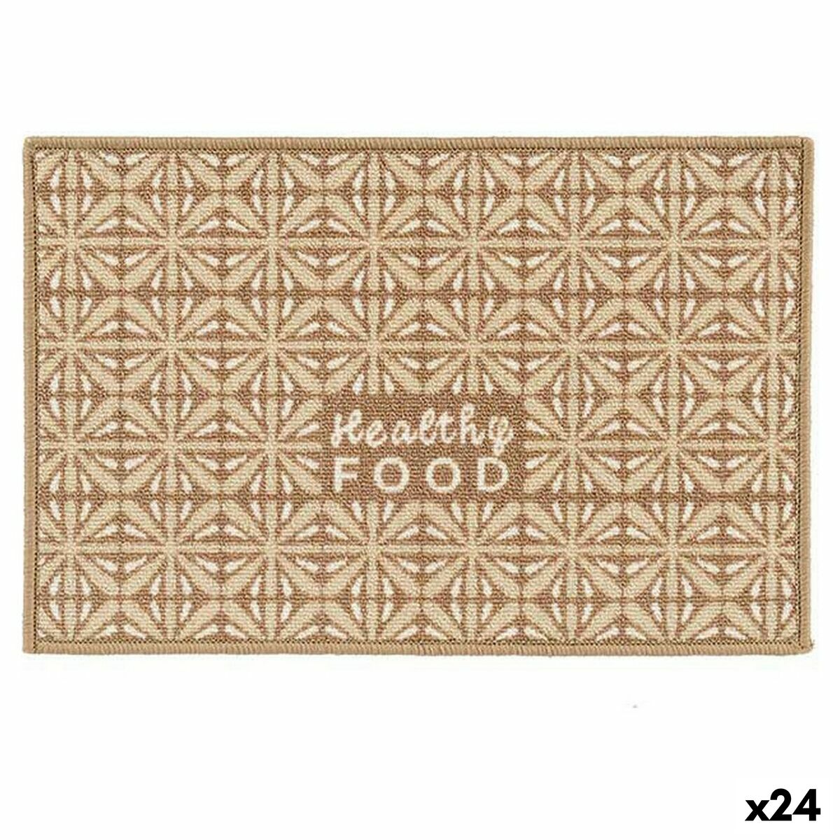 4899888538486 - Teppich Healthy Food 40 x 1 x 60 cm Beige Polyamid Latex (24 Stück)