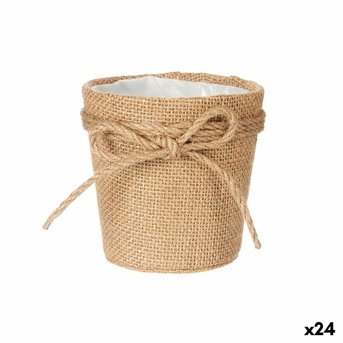 4899888545767 - Planter WY18-72 Brown Cloth Rope Plastic Lasso 11 x 105 x 11 cm (24 Units)