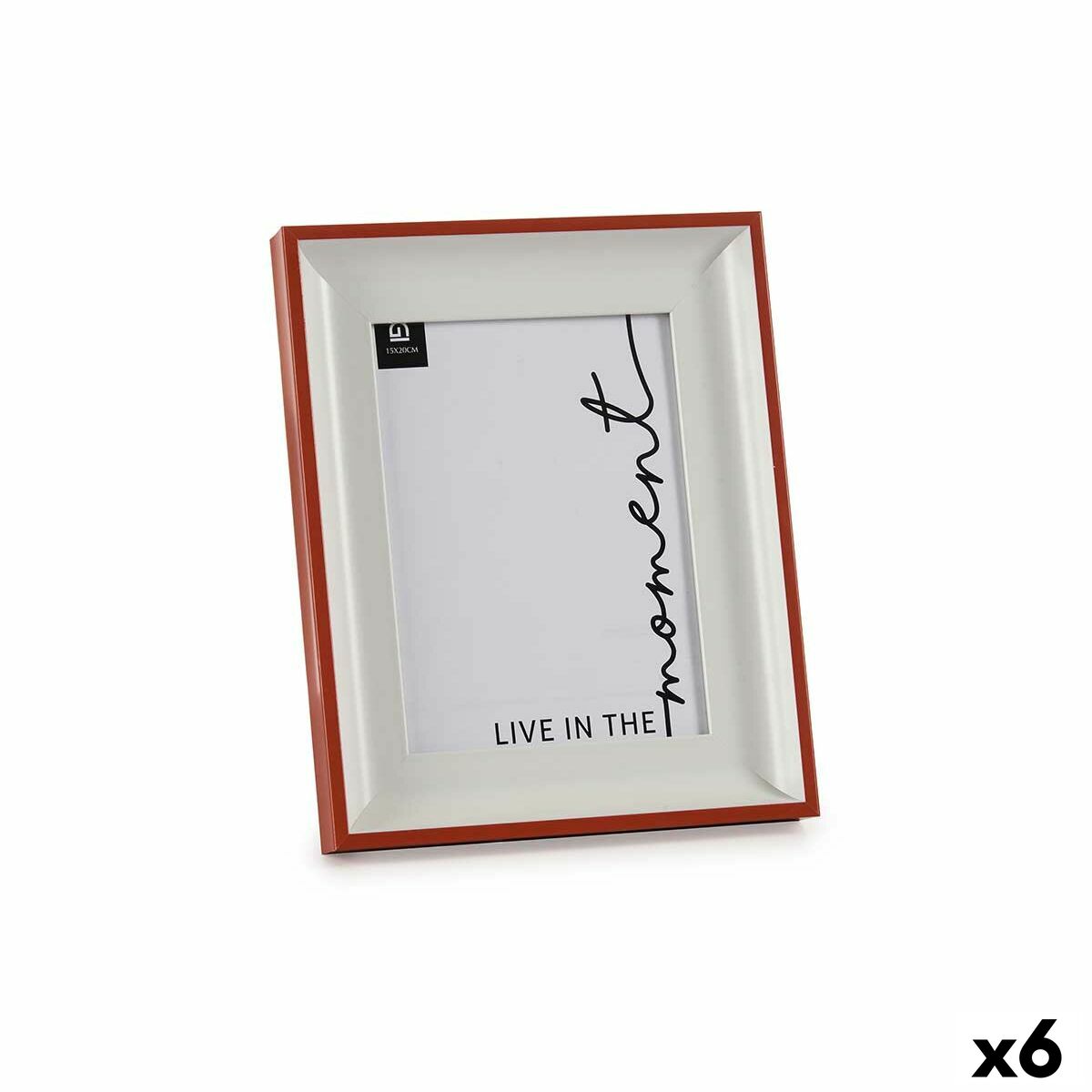 4899888547440 - Fotorahmen Kristall Rot Weiß Kunststoff (25 x 262 x 21 cm) (6 Stück)