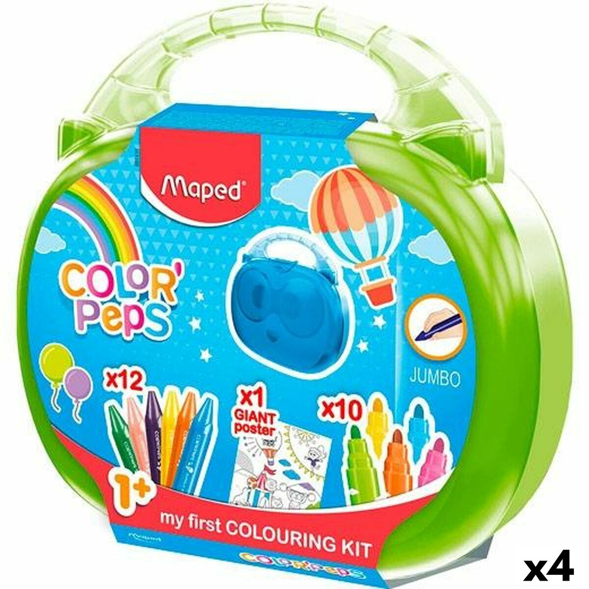 4899888590125 - Drawing Set Childrens Multicolour 23 Pieces (4 Units)