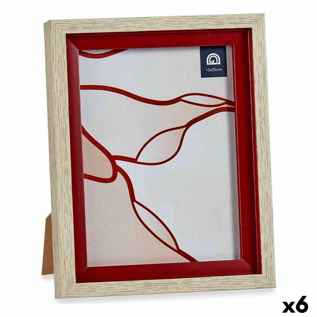 4899888604280 - Fotorahmen 188 x 2 x 24 cm Kristall Rot Holz Braun Kunststoff (6 Stück) 4899888604280 - Fotorahmen 188 x 2 x 24 cm Kristall Rot Holz Braun Kunststoff (6 Stück)