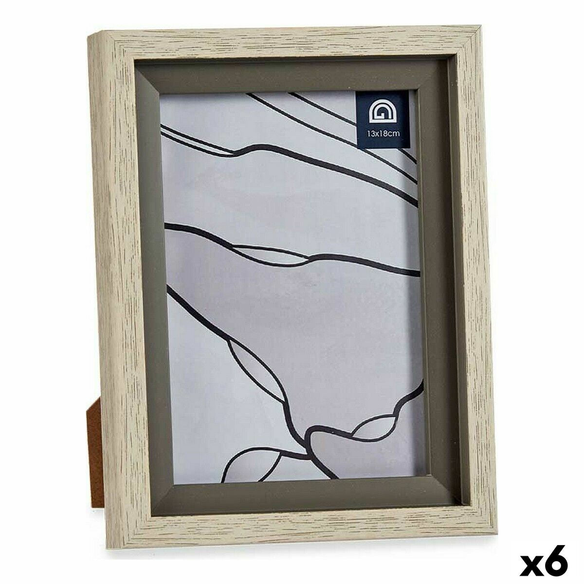 4899888604303 - Fotorahmen 17 x 2 x 218 cm Kristall Grau Beige Kunststoff (6 Stück) 4899888604303 - Fotorahmen 17 x 2 x 218 cm Kristall Grau Beige Kunststoff (6 Stück)