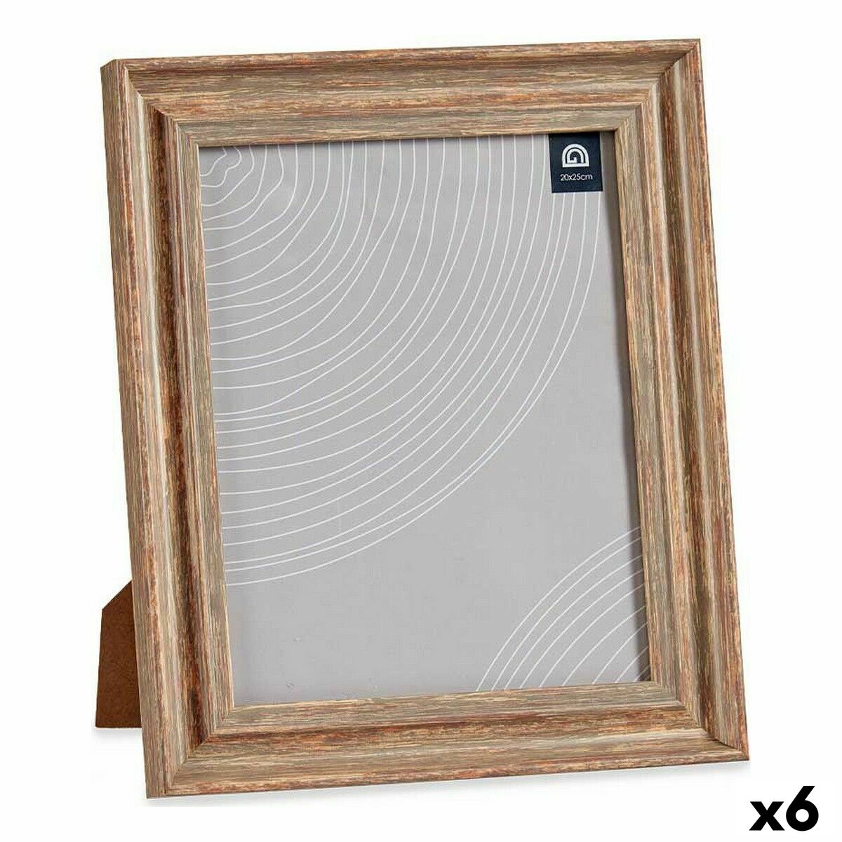 4899888604365 - Fotorahmen 26 x 2 x 31 cm Kristall Holz Braun Kupfer Kunststoff (6 Stück) 4899888604365 - Fotorahmen 26 x 2 x 31 cm Kristall Holz Braun Kupfer Kunststoff (6 Stück)