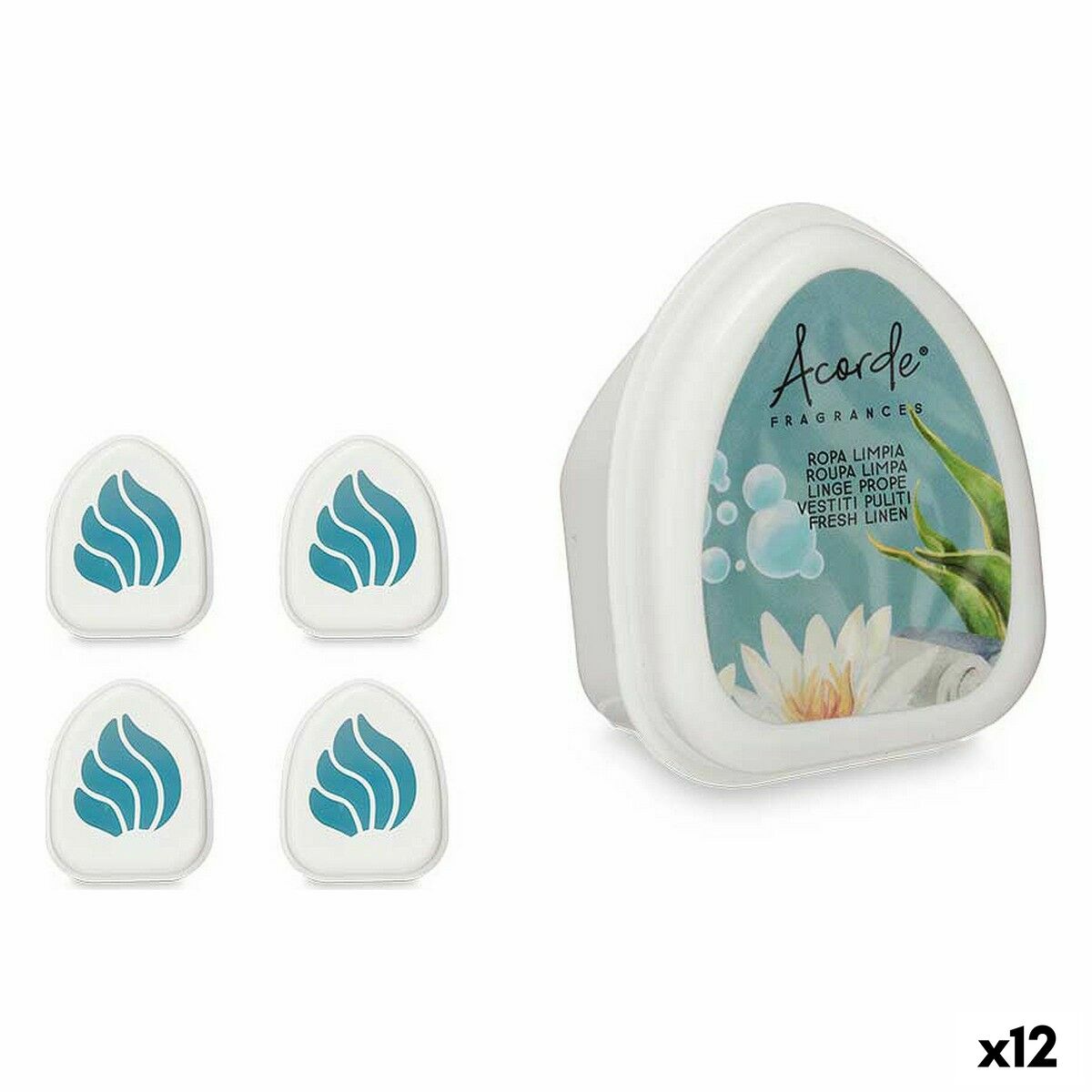 4899888604990 - Lufterfrischer-Set MINIG-FRESHLINE Saubere Wäsche 50 g (12 Stück)