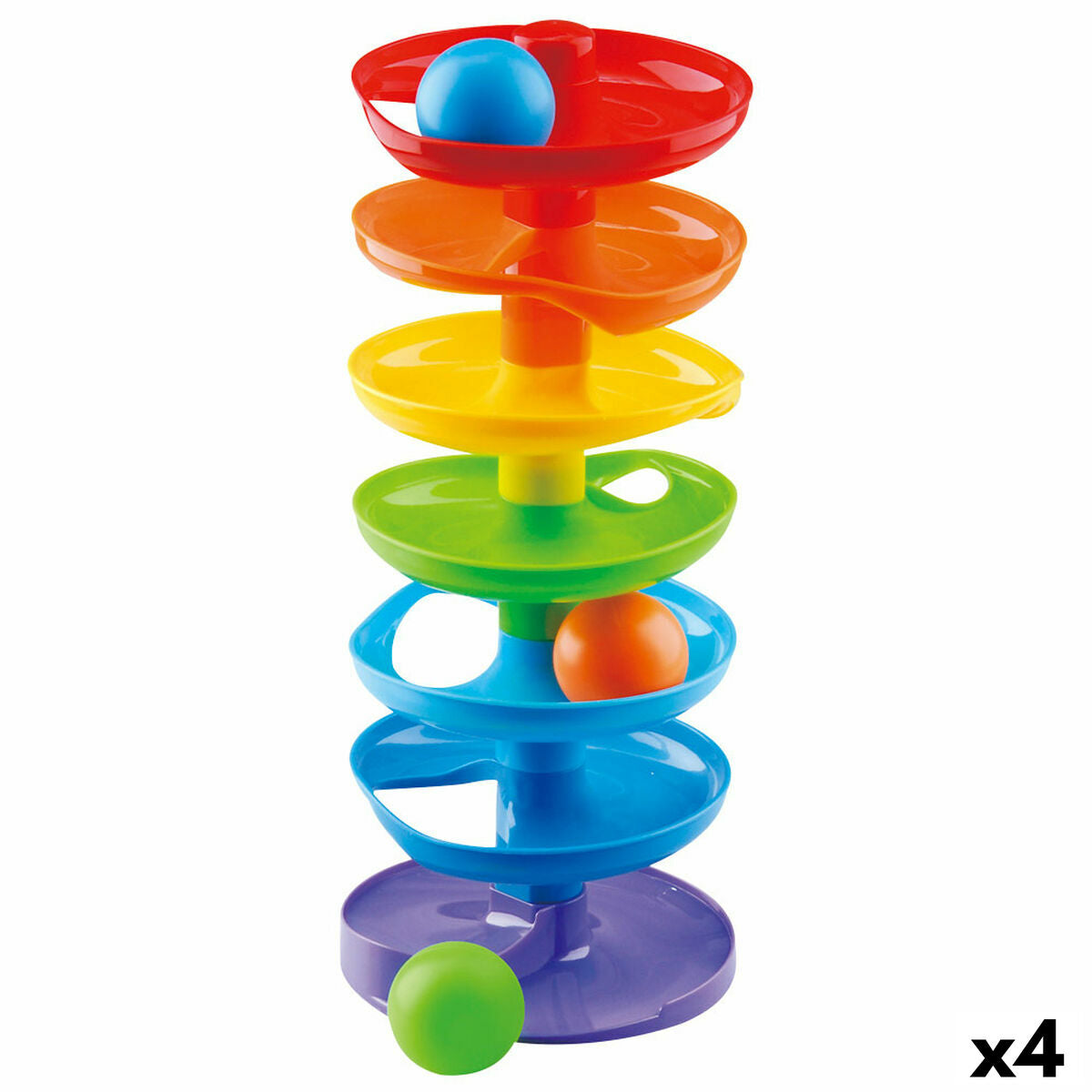 4899888606703 - Weich-Spielzeugspirale Rainbow 4 Stück 15 x 37 x 155 cm