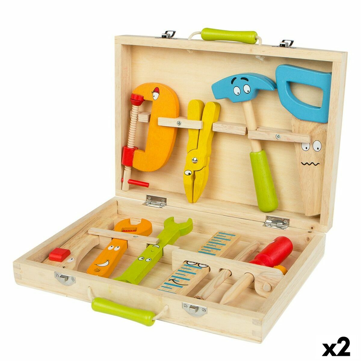 4899888607472 - Werkzeugkasten für Kinder 11 Stücke 2 Stück 4899888607472 - Werkzeugkasten für Kinder 11 Stücke 2 Stück