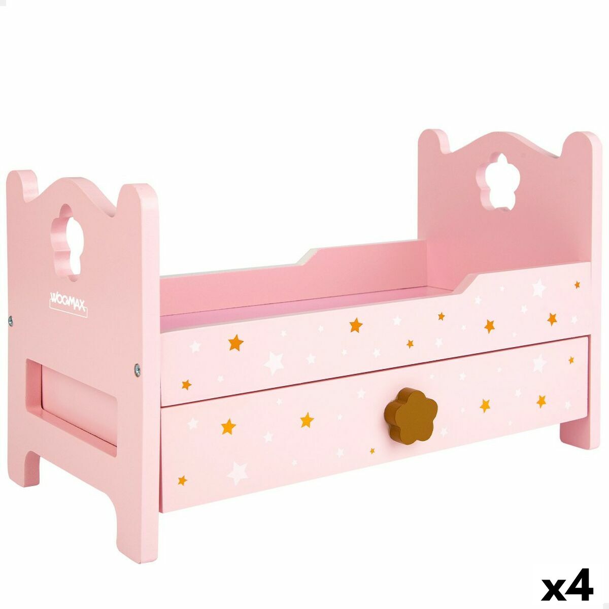 4899888608011 - Bett Rosa 4 Einheiten 31 x 20 x 16 cm 4899888608011 - Bett Rosa 4 Einheiten 31 x 20 x 16 cm