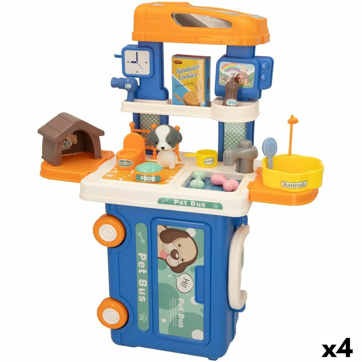 4899888608813 - Playset Bus 4 Stück