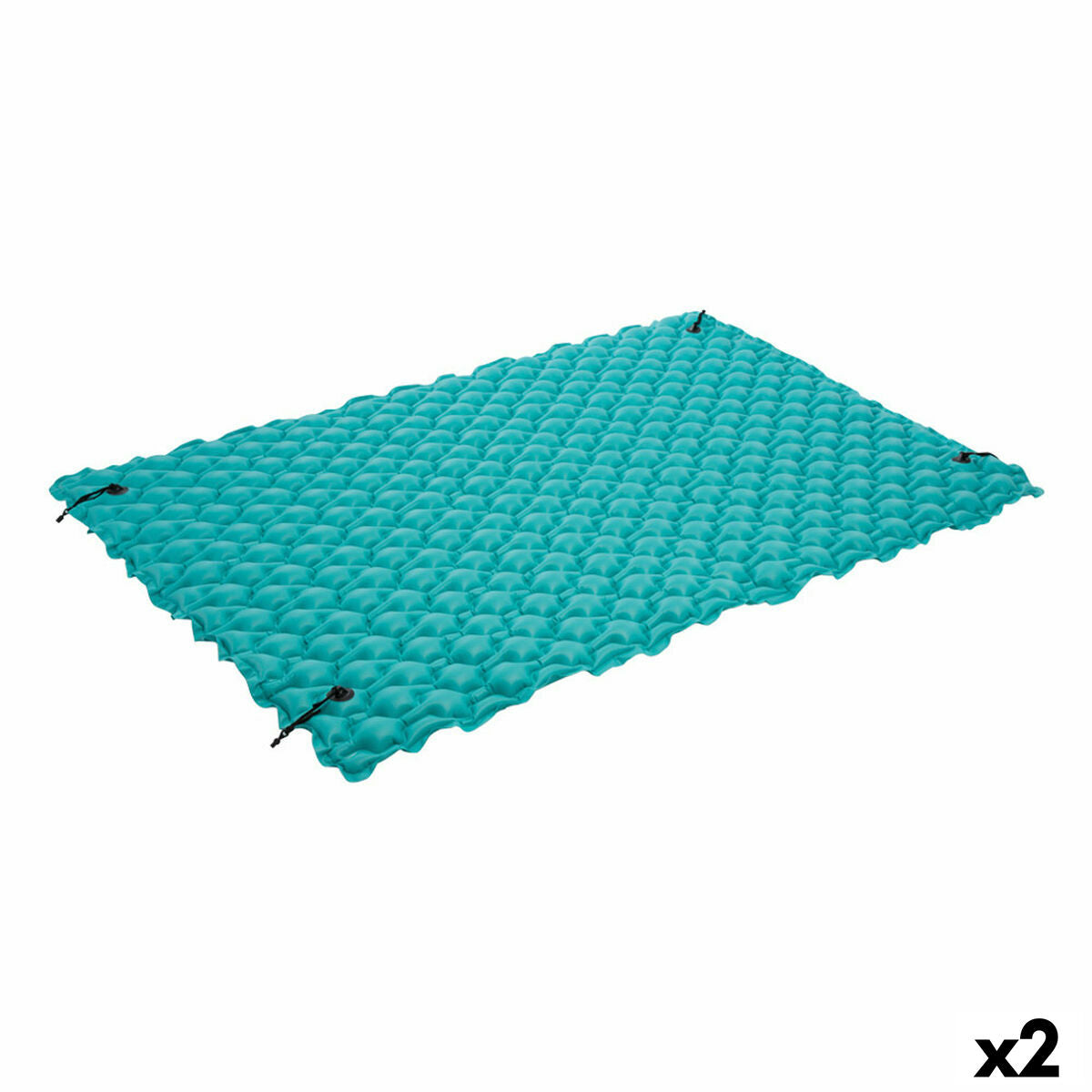 4899888610502 - Luftmatratze 290 x 213 cm Decke türkis (2 Stück) 4899888610502 - Luftmatratze 290 x 213 cm Decke türkis (2 Stück)