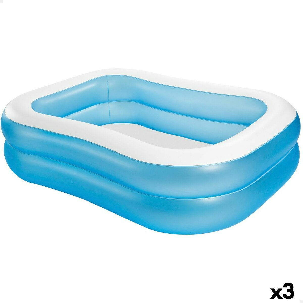 4899888610892 - Aufblasbarer Pool Blau Weiß Blau Weiß 540 L 203 x 48 x 152 cm (3 Stück) 4899888610892 - Aufblasbarer Pool Blau Weiß Blau Weiß 540 L 203 x 48 x 152 cm (3 Stück)