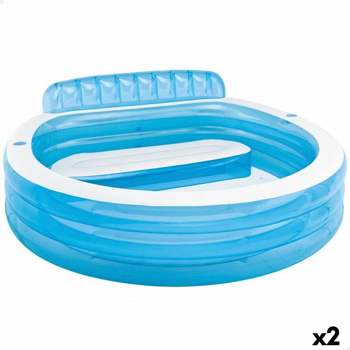 4899888610922 - Aufblasbarer Pool Sessel Blau Weiß 590 L 229 x 79 x 218 cm (2 Stück) 4899888610922 - Aufblasbarer Pool Sessel Blau Weiß 590 L 229 x 79 x 218 cm (2 Stück)