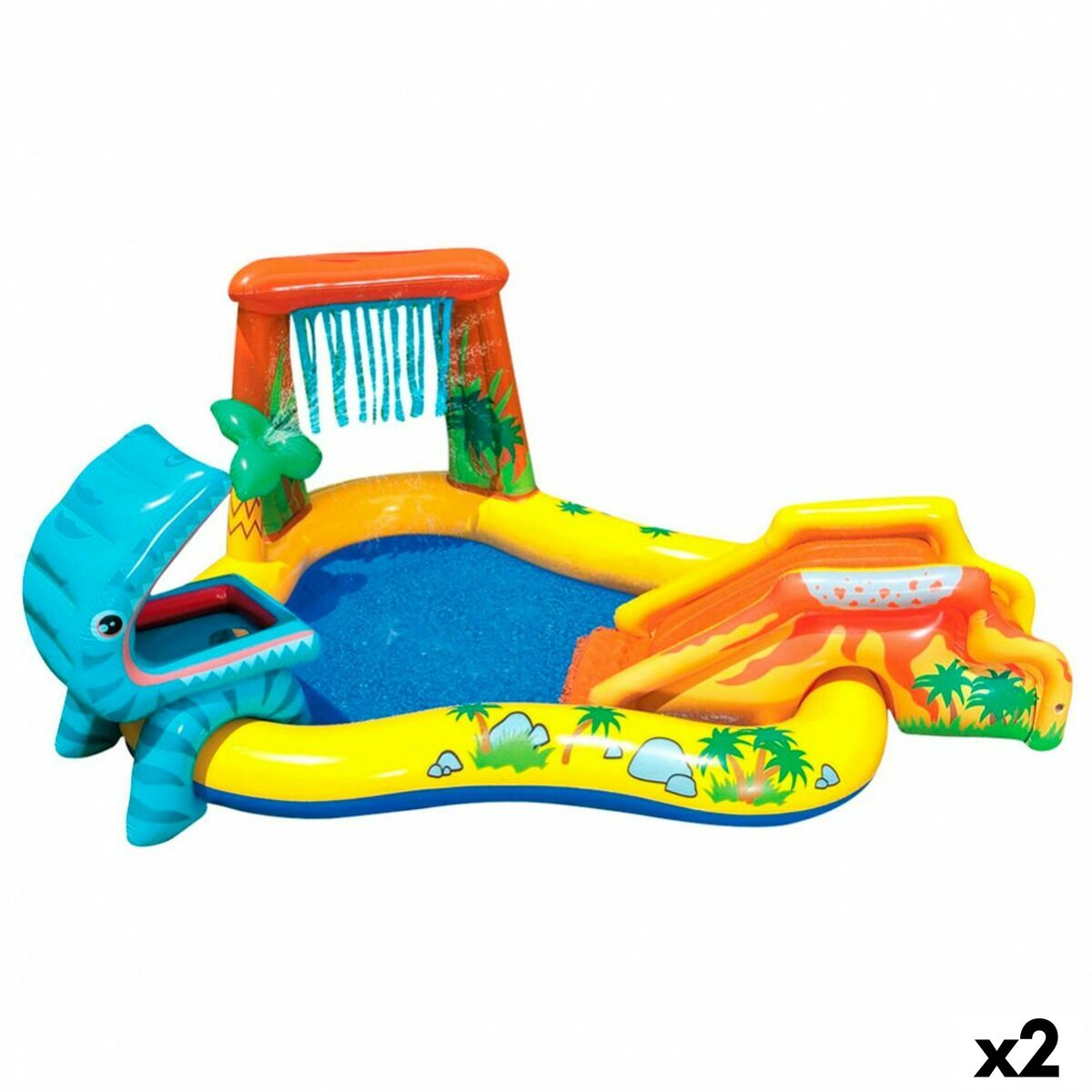 4899888611004 - Aufblasbares Planschbecken für Kinder Spielplatz Dinosaurier 272 L 249 x 109 x 191 cm (2 Stück) 4899888611004 - Aufblasbares Planschbecken für Kinder Spielplatz Dinosaurier 272 L 249 x 109 x 191 cm (2 Stück)