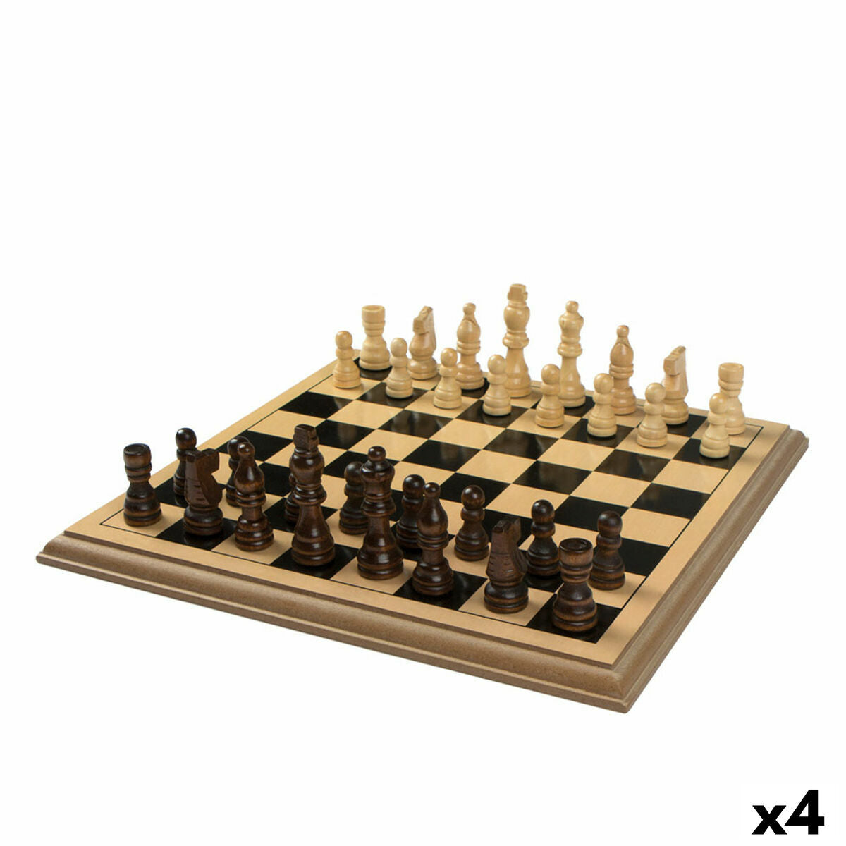 4899888611585 - Schach Holz (4 Stück)