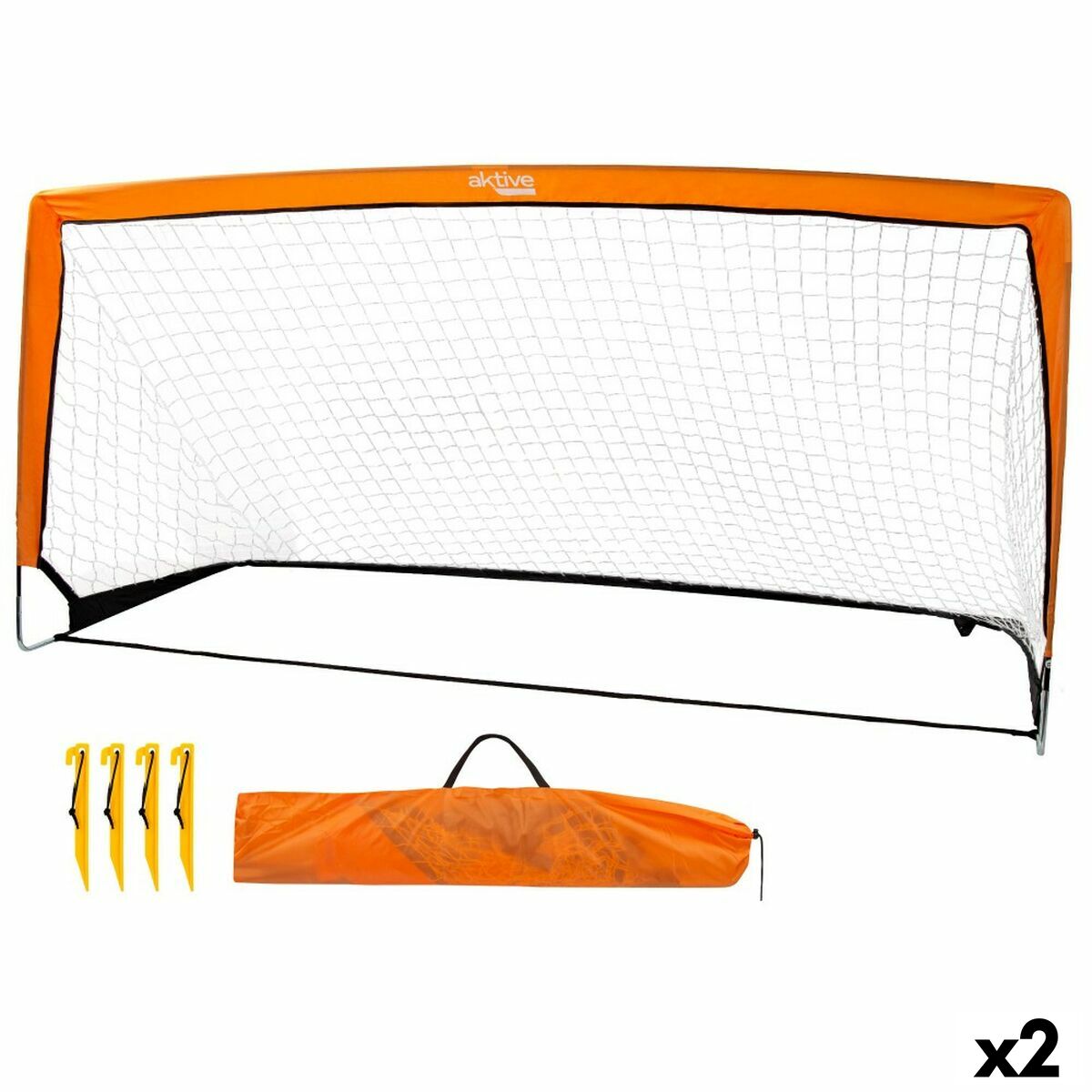4899888612438 - Football Goal 200 x 100 x 100 cm (2 Units) 4899888612438 - Football Goal 200 x 100 x 100 cm (2 Units)