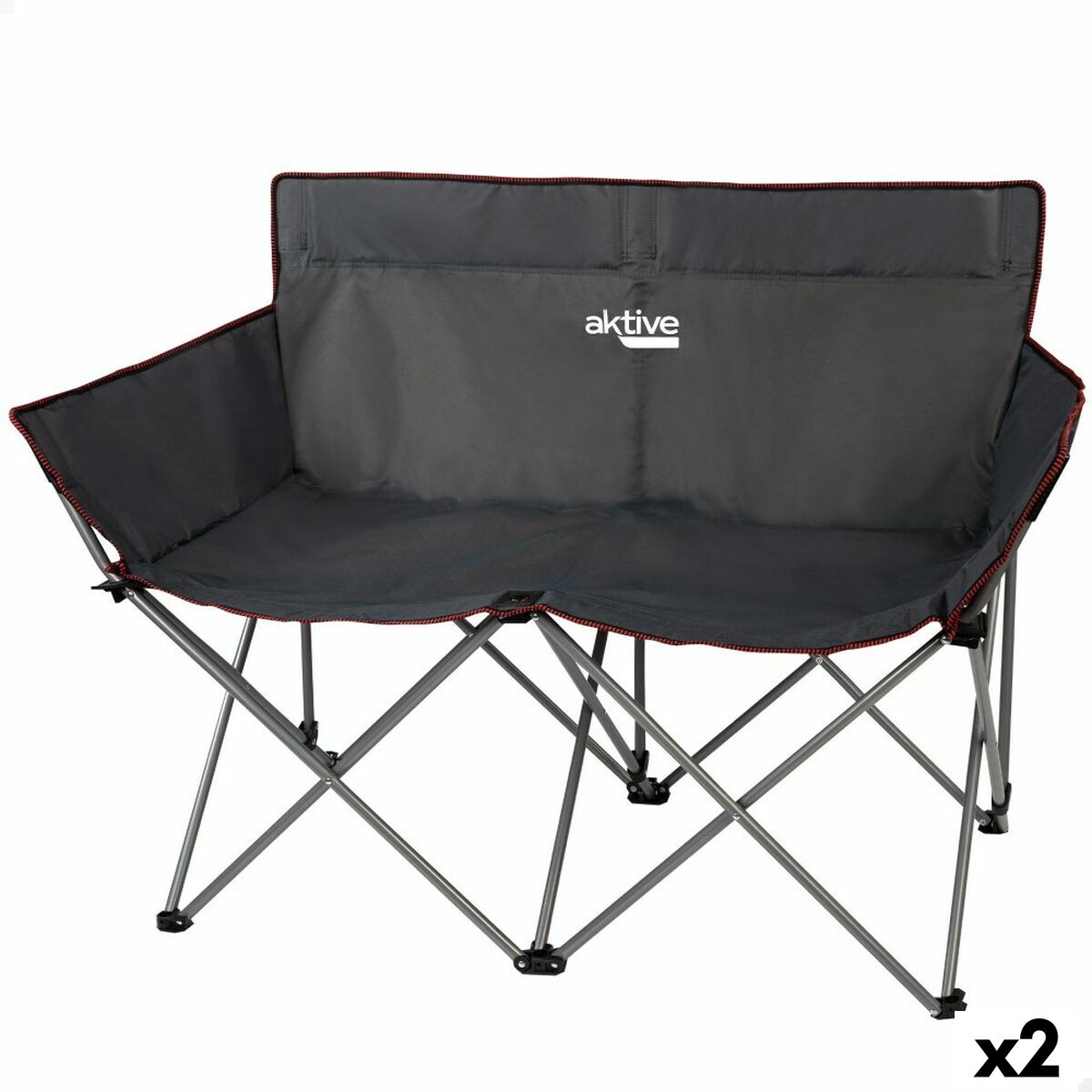 4899888612667 - Zweisitzer-Sofa Schwarz Biegsam 107 x 88 x 63 cm (2 Stück) 4899888612667 - Zweisitzer-Sofa Schwarz Biegsam 107 x 88 x 63 cm (2 Stück)