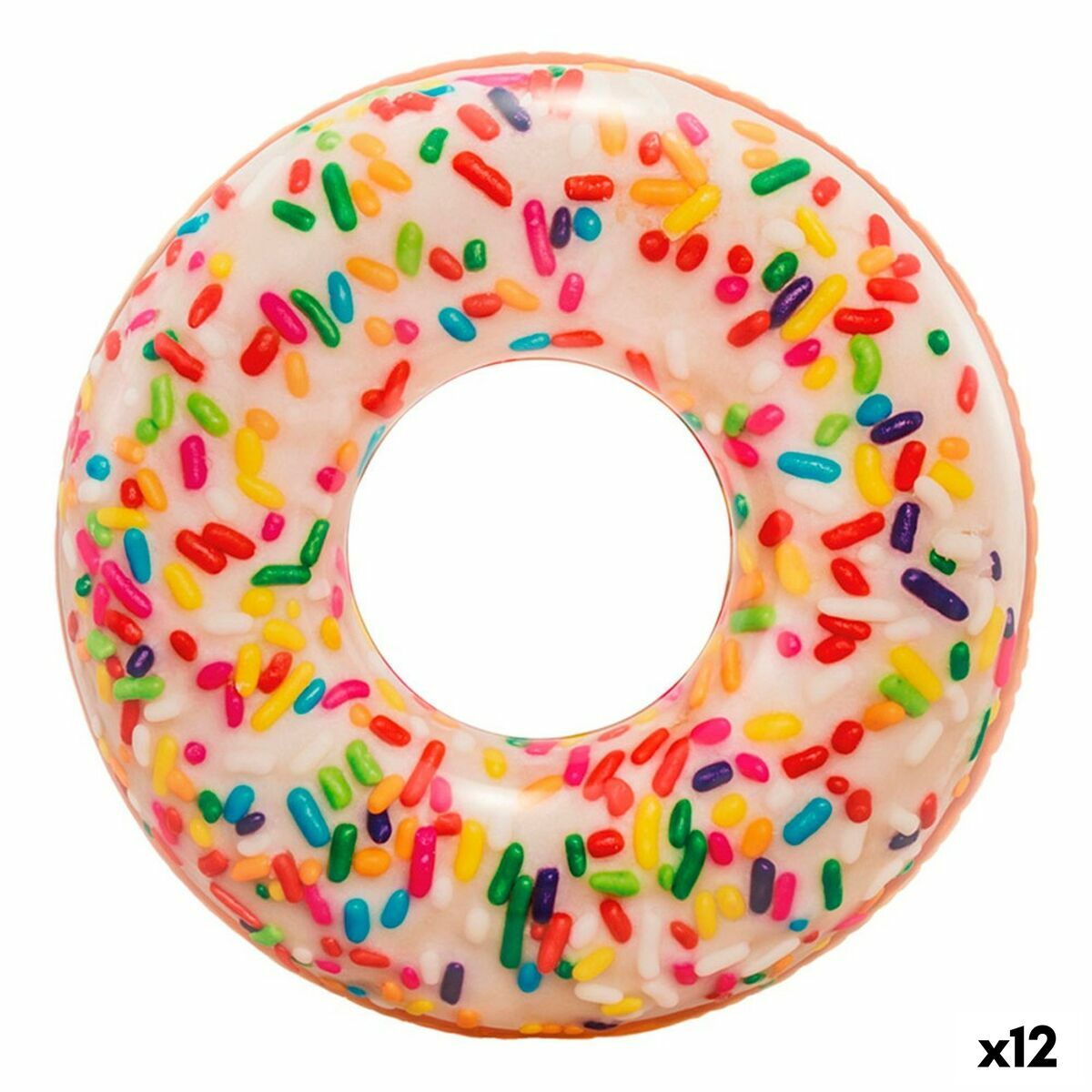 4899888613510 - Schwimmreifen Donut Weiß 114 x 25 x 114 cm (12 Stück) 4899888613510 - Schwimmreifen Donut Weiß 114 x 25 x 114 cm (12 Stück)