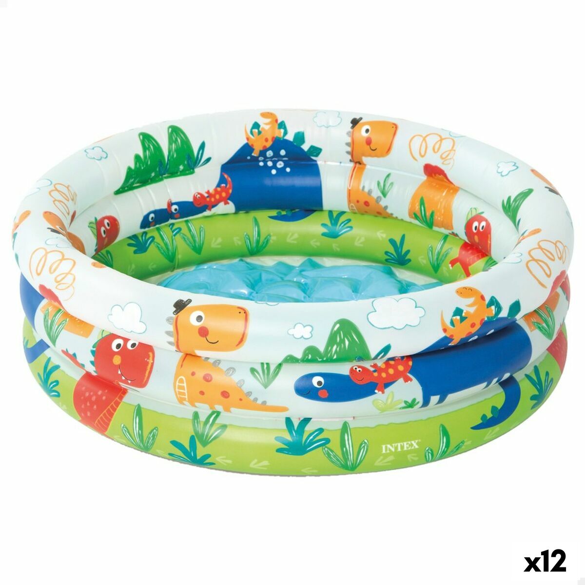 4899888613602 - Aufblasbares Planschbecken für Kinder Dinosaurier Ringe 28 L 33 L 61 x 22 x 61 cm (12 Stück) 4899888613602 - Aufblasbares Planschbecken für Kinder Dinosaurier Ringe 28 L 33 L 61 x 22 x 61 cm (12 Stück)