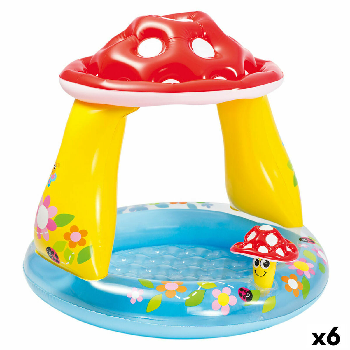 4899888613633 - Aufblasbares Planschbecken für Kinder Champignons Markise 45 L 102 x 89 x 102 cm (6 Stück) 4899888613633 - Aufblasbares Planschbecken für Kinder Champignons Markise 45 L 102 x 89 x 102 cm (6 Stück)