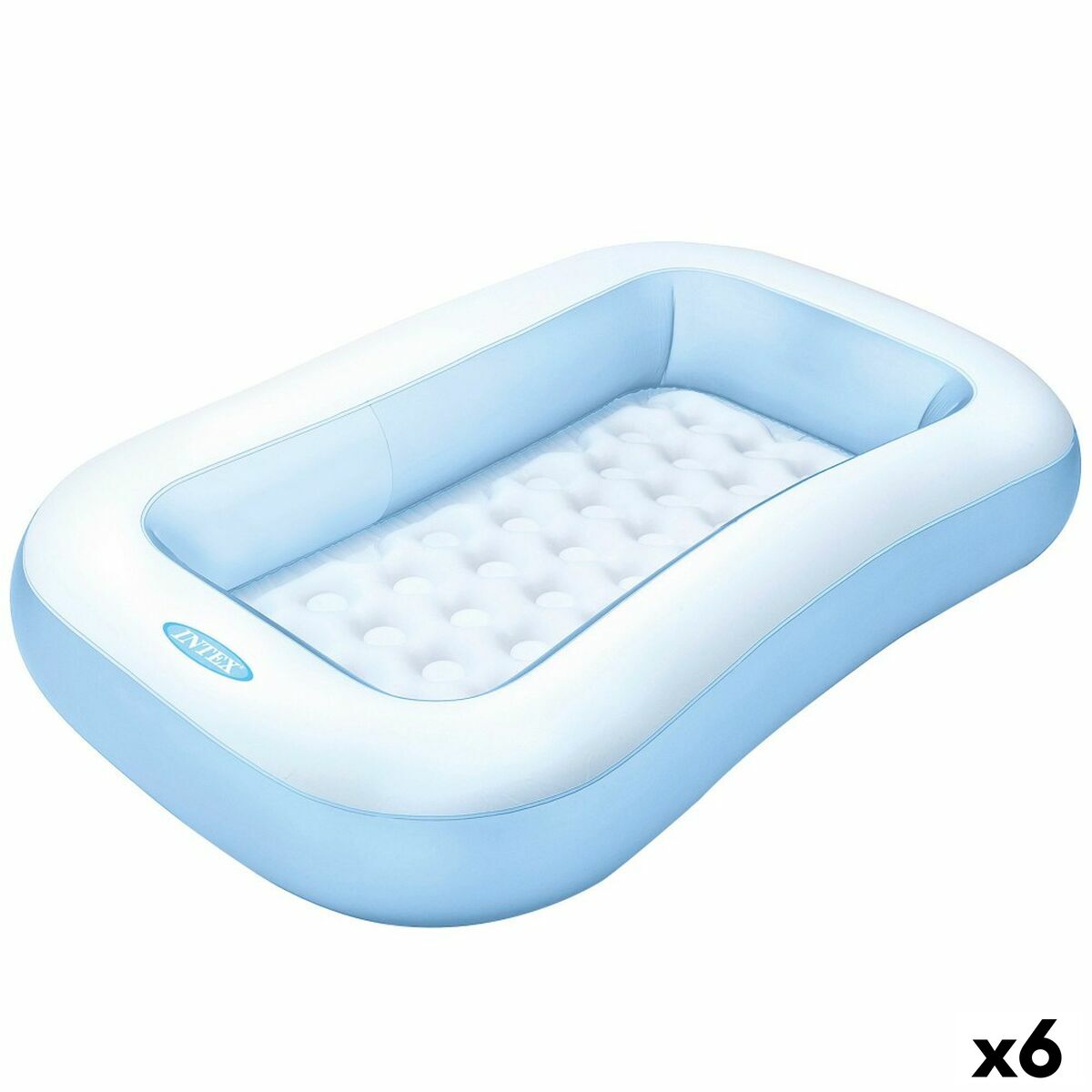 4899888613640 - Aufblasbares Planschbecken für Kinder rechteckig Blau Weiß 90 L 166 x 25 x 100 cm (6 Stück) 4899888613640 - Aufblasbares Planschbecken für Kinder rechteckig Blau Weiß 90 L 166 x 25 x 100 cm (6 Stück)