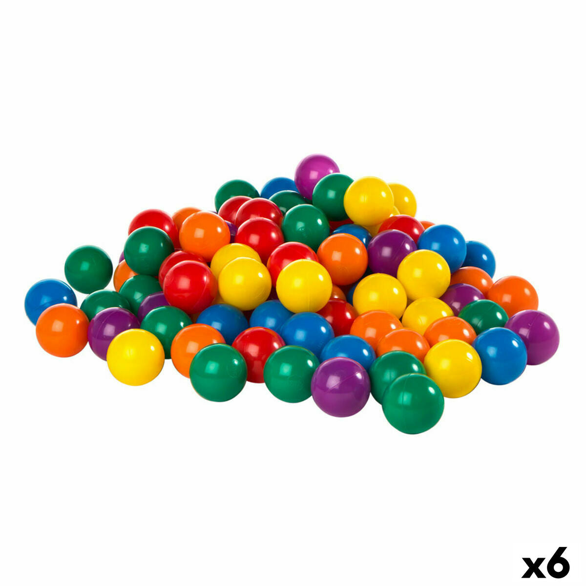 4899888614777 - Bälle FUN BALLZ 100 Stücke 65 x 65 x 65 cm (6 Stück)