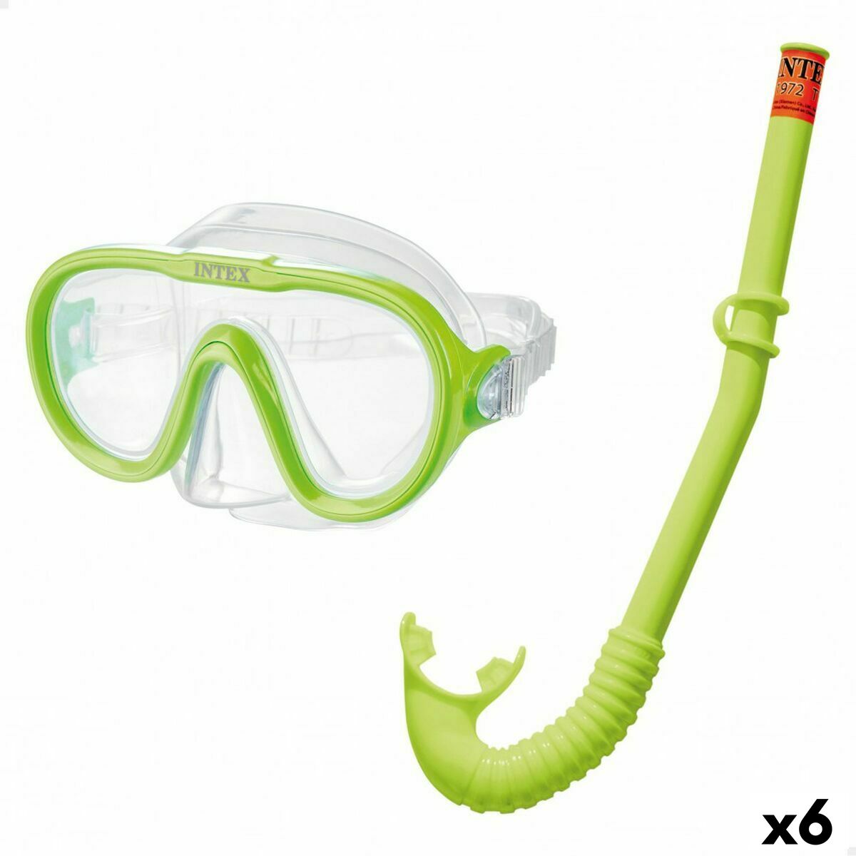 4899888614852 - Taucherbrille mit Schnorchel Adventurer grün 4899888614852 - Taucherbrille mit Schnorchel Adventurer grün